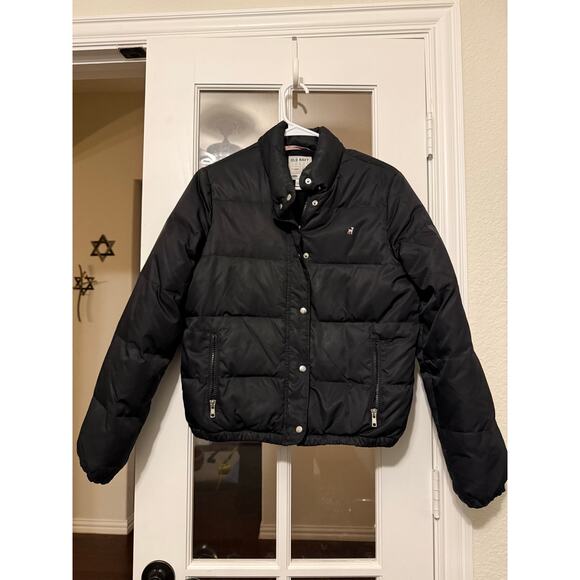VTG Y2K puffer coat down filled Old Navy size Medium - Picture 1 of 11